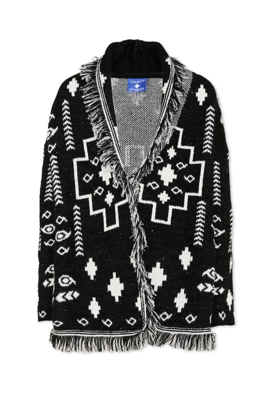 25FW [키즈] 컨트리 오브 밀란 가디건 F5CMJGCA010 110 BLACK - COUNTY OF MILAN