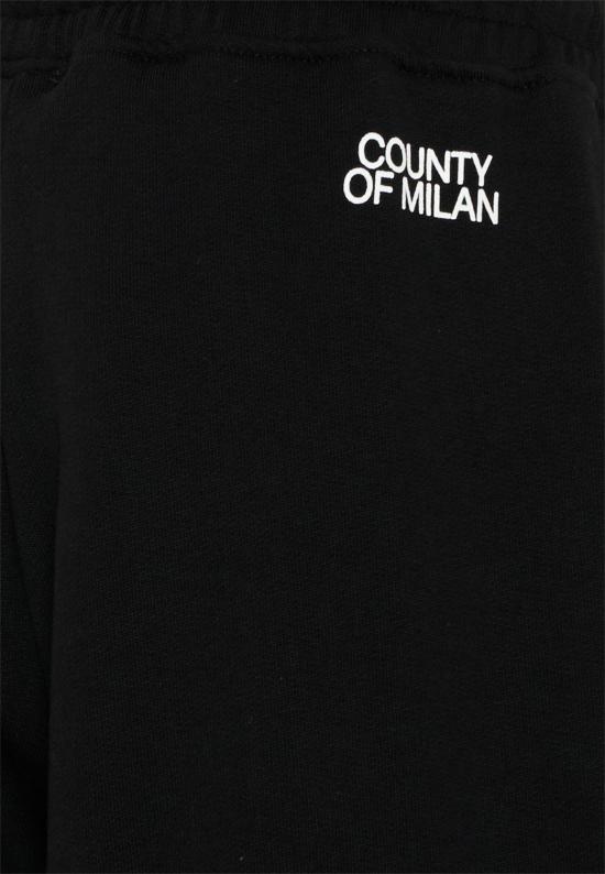 25FW [키즈] 컨트리 오브 밀란 트레이닝/조거 팬츠 F5CMJGFP086 110 BLACK - COUNTY OF MILAN