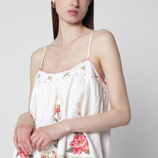 26FW 팜 리오 민소매 티셔츠 355785CO White - FARM RIO