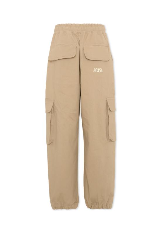 25FW [키즈] 컨트리 오브 밀란 트레이닝/조거 팬츠 F5CMJBPA050 178 BEIGE - COUNTY OF MILAN