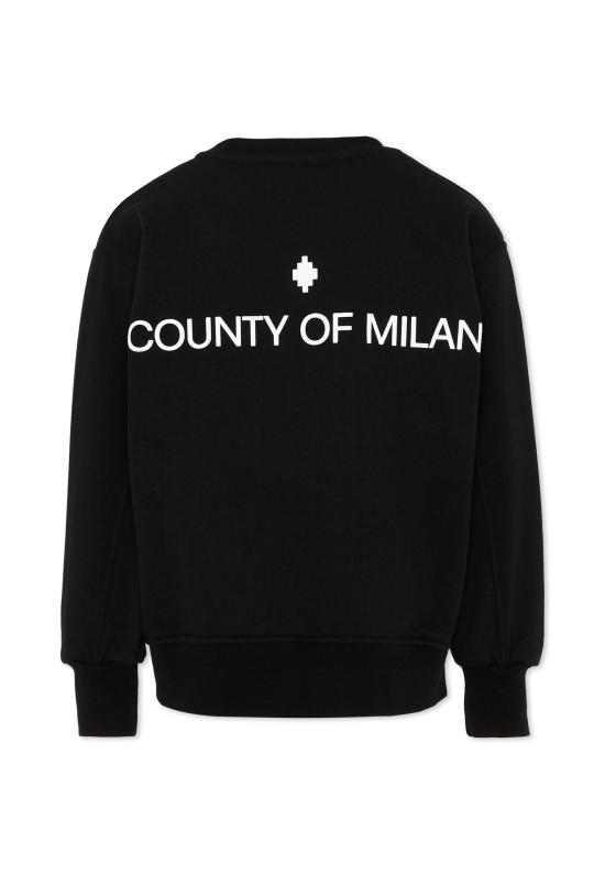 25FW [키즈] 컨트리 오브 밀란 티셔츠 F5CMJBSW003 110 BLACK - COUNTY OF MILAN