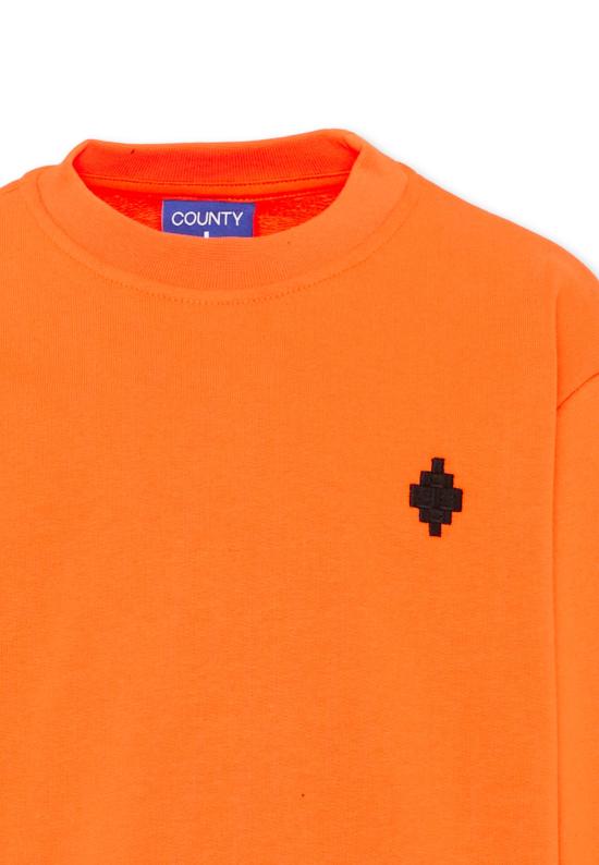25FW [키즈] 컨트리 오브 밀란 티셔츠 F5CMJBSW003 030 ORANGE - COUNTY OF MILAN