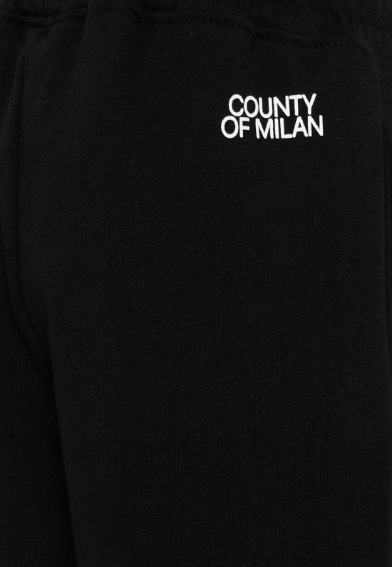 25FW [키즈] 컨트리 오브 밀란 트레이닝/조거 팬츠 F5CMJBFP005 110 BLACK - COUNTY OF MILAN