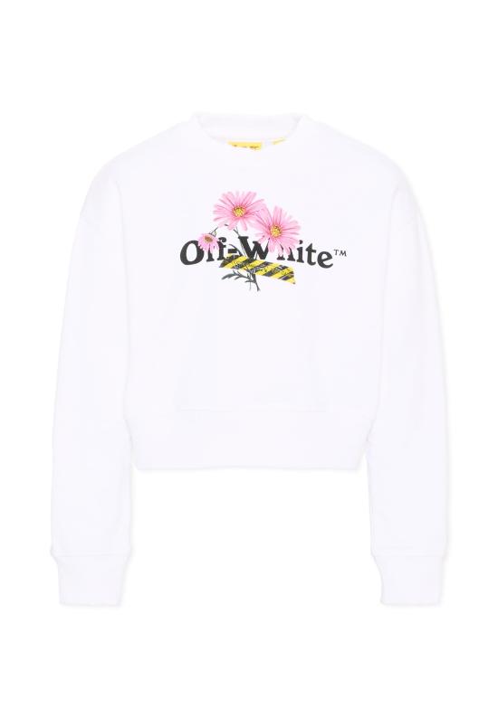 26SS [키즈] 오프화이트 티셔츠 44GBA013S26F001100 WHITE