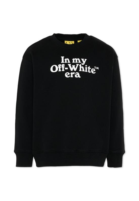 26SS [키즈] 오프화이트 티셔츠 44BBA001S26F006001 BLACK