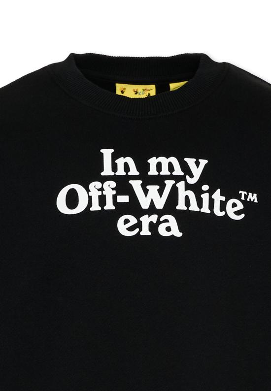 26SS [키즈] 오프화이트 티셔츠 44BBA001S26F006001 BLACK - OFF WHITE
