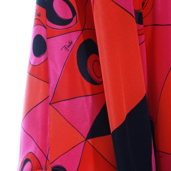 26SS 에밀리오푸치 롱 원피스 6HRL75 6H723050 FUCHSIA BLACK - EMILIO PUCCI