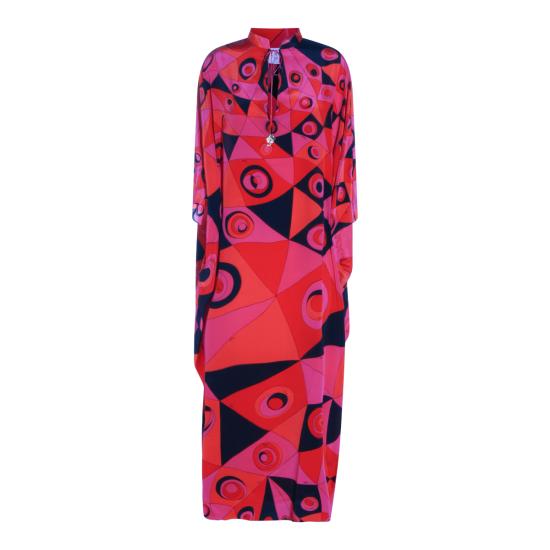 26SS 에밀리오푸치 롱 원피스 6HRL75 6H723050 FUCHSIA BLACK