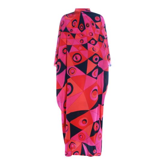 26SS 에밀리오푸치 롱 원피스 6HRL75 6H723050 FUCHSIA BLACK - EMILIO PUCCI