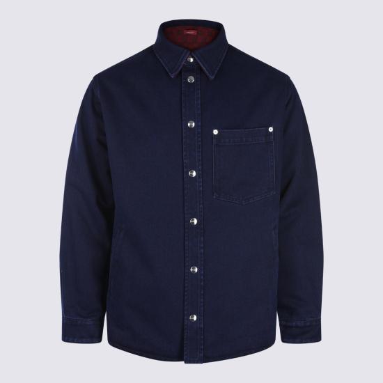 25FW 구찌 리버서블 데님 플란넬 셔츠 835282 XDDB64447 RED NAVY