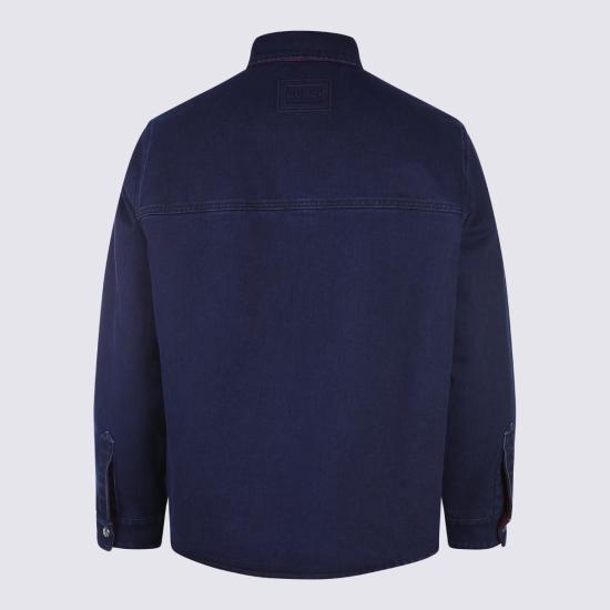 25FW 구찌 리버서블 데님 플란넬 셔츠 835282 XDDB64447 RED NAVY - GUCCI