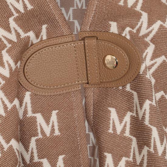 25FW 막스마라 울 코튼 자카드 판초 2524546111600 02229001 BIANCO NOCE - MAX MARA