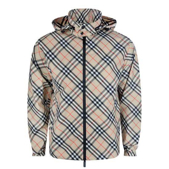 26SS 버버리 체크 나일론 바람막이 자켓 8121319 B9368 BEIGE