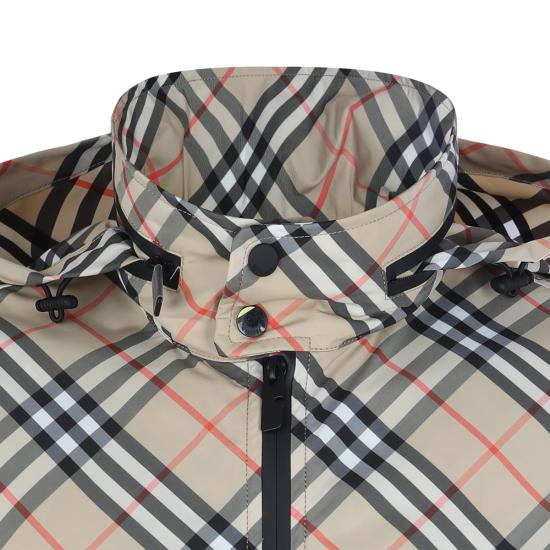 26SS 버버리 체크 나일론 바람막이 자켓 8121319 B9368 BEIGE - BURBERRY