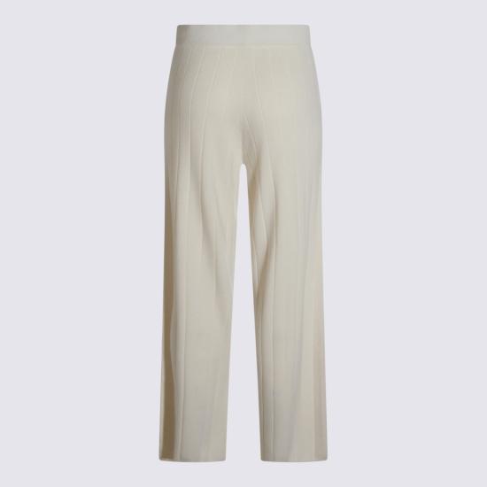 25FW 막스마라 스트레이트 팬츠 2521336029600 12116003 Bianco - MAX MARA