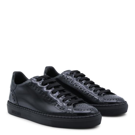 26SS 모스키노 스니커즈 MB15312G0O GB0000 BLACK - MOSCHINO