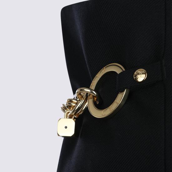 26SS 셀린느 모헤어 울 미니 스커트 RJ07Y523K 38NO BLACK - CELINE