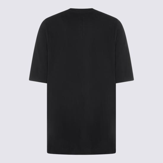 26SS 릭 오웬스 반팔 티셔츠 RU01F2249 JA09 BLACK - RICK OWENS