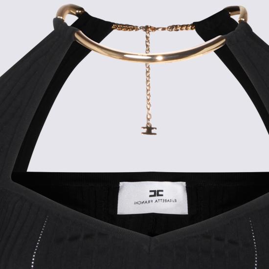 26SS 엘리자베타프랜치 스웨터 MK89S61E2 110 Nero - ELISABETTA FRANCHI