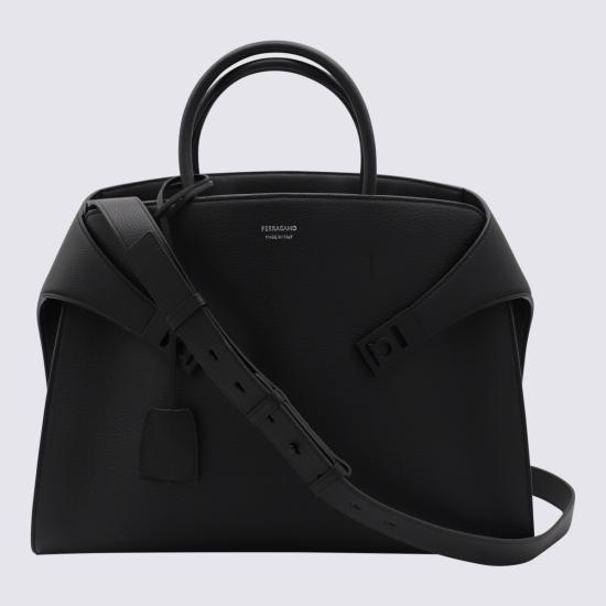 26FW 살바토레 페라가모 토트백 779072 241683001 BLACK - SALVATORE FERRAGAMO