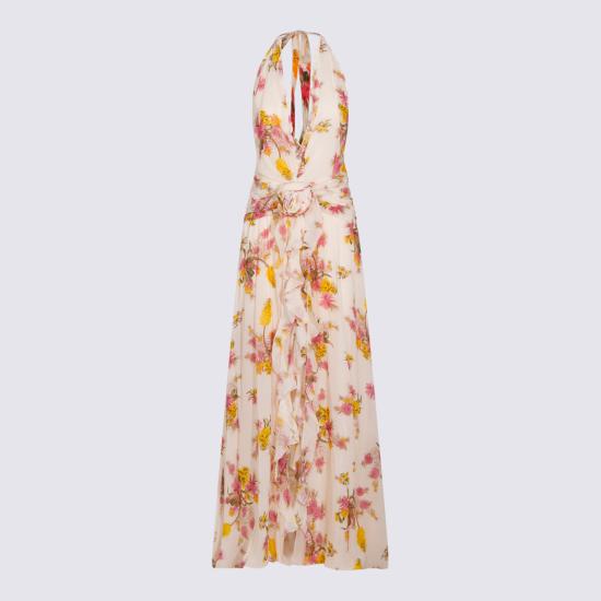 26SS 블루마린 롱 원피스 P622A818A F8177 AMBERLIGHT BUBBLE - BLUMARINE