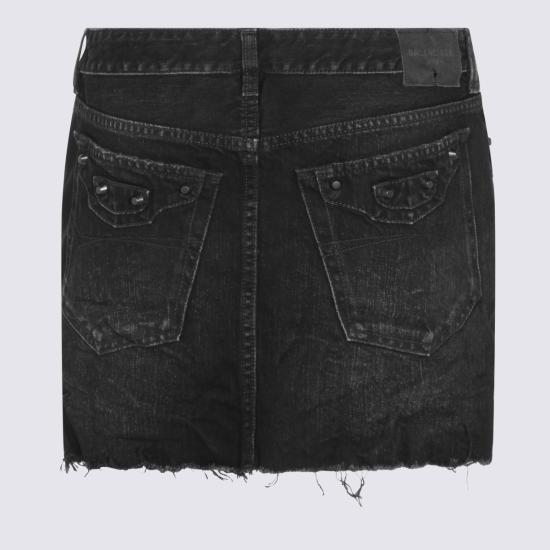 25FW 발렌시아가 와이드 레그 팬츠 852324 TTW671037 BLACK FADE OUT - BALENCIAGA