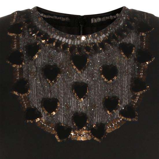26SS 발렌티노 가라바니 숏 원피스 8B3VAHH7 1CFCRC NERO GOLD SILVER - VALENTINO GARAVANI
