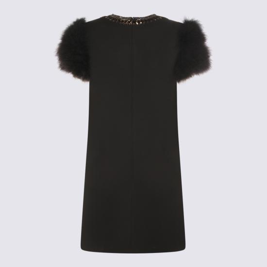 26SS 발렌티노 가라바니 숏 원피스 8B3VAHH7 1CFCRC NERO GOLD SILVER - VALENTINO GARAVANI