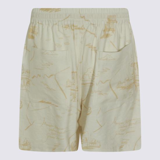 26SS 메종키츠네 숏팬츠 QM01402 WW91030522 NOBLE BEIGE STRAW - MAISON KITSUNE