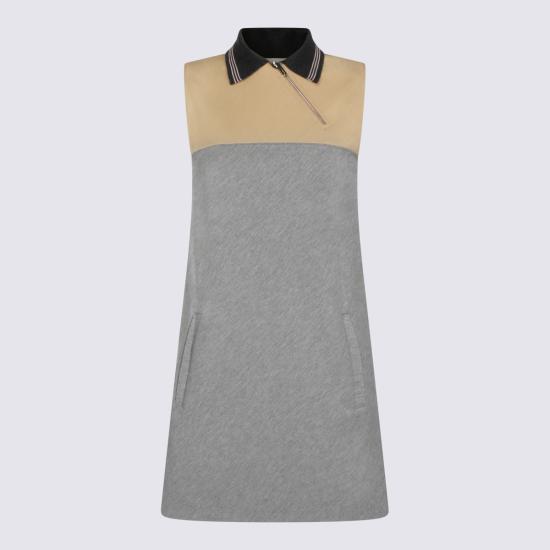 26SS 미우미우 숏 원피스 MF6114SOOO 18FXF0LPX GRIGIO CAMMELLO - MIU MIU