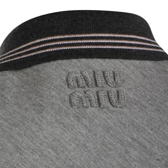26SS 미우미우 숏 원피스 MF6114SOOO 18FXF0LPX GRIGIO CAMMELLO - MIU MIU