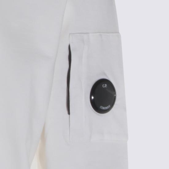 26SS 씨피 컴퍼니 라이트 플리스 크루넥 스웨트셔츠 RCCMSS711A 002246G103 GAUZE WHITE - C.P. COMPANY