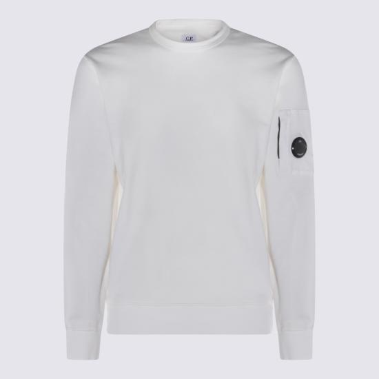 26SS 씨피 컴퍼니 라이트 플리스 크루넥 스웨트셔츠 RCCMSS711A 002246G103 GAUZE WHITE