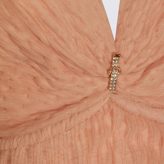 26SS 엘리자베타프랜치 롱 원피스 AR80J62E2 EA1 NUDE - ELISABETTA FRANCHI