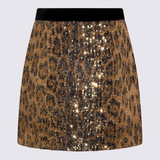 26SS 로베르토 카발리 미디 스커트 WKT308 VXQ7100504 NATURAL - ROBERTO CAVALLI