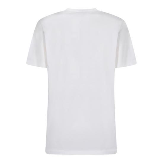26SS 블루마린 반팔 티셔츠 P622T130A C9916 NATURAL WHITE CRYSTA - BLUMARINE