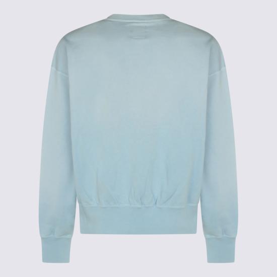 26SS 메종키츠네 긴팔 티셔츠 990005 P410 LIGHT BLUE - MAISON KITSUNE
