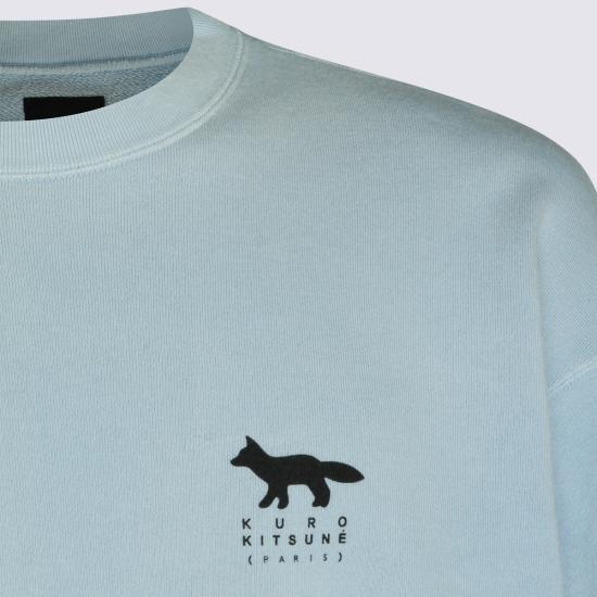 26SS 메종키츠네 긴팔 티셔츠 990005 P410 LIGHT BLUE - MAISON KITSUNE