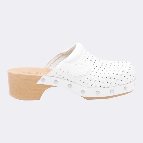 25FW 발렌시아가 발렌시아가 x 숄 클로그 뮬 827403 WB2609000 WHITE - BALENCIAGA