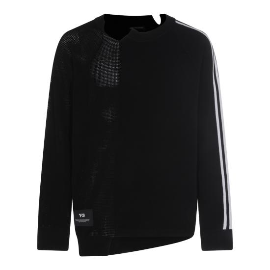 26SS 와이쓰리 긴팔 티셔츠 KR2395 BLACK CHALK WHITE