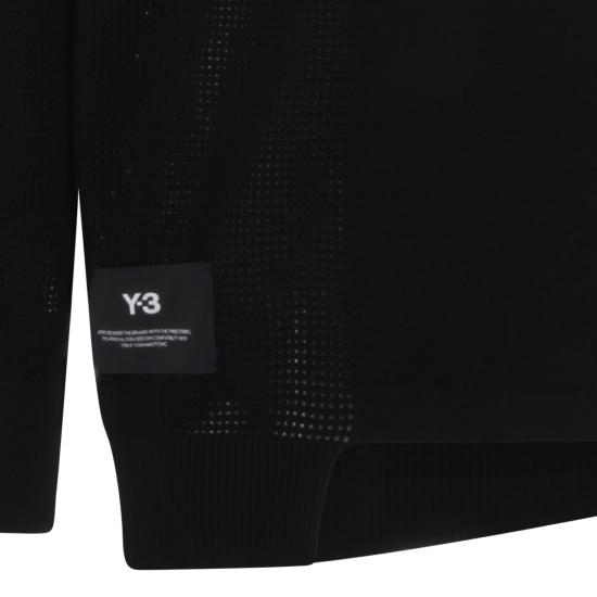26SS 와이쓰리 긴팔 티셔츠 KR2395 BLACK CHALK WHITE - Y-3