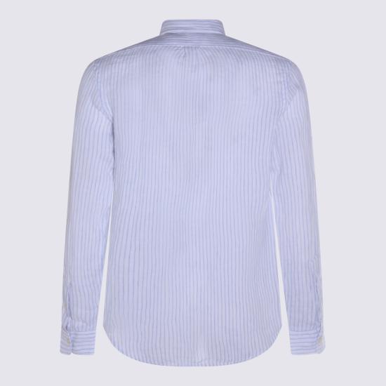 26SS 폴로 랄프로렌 긴팔 셔츠 710B15647002 7188A WHITE BLUE - POLO RALPH LAUREN