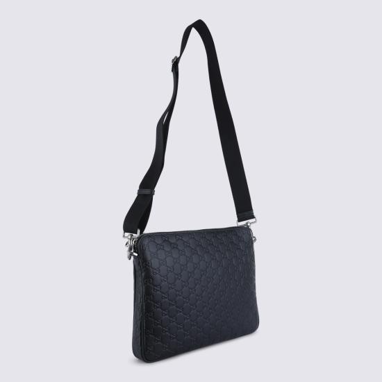 26SS 구찌 GG 엠블럼 미디움 크로스바디백 850214 AAFOM1053 Black - GUCCI