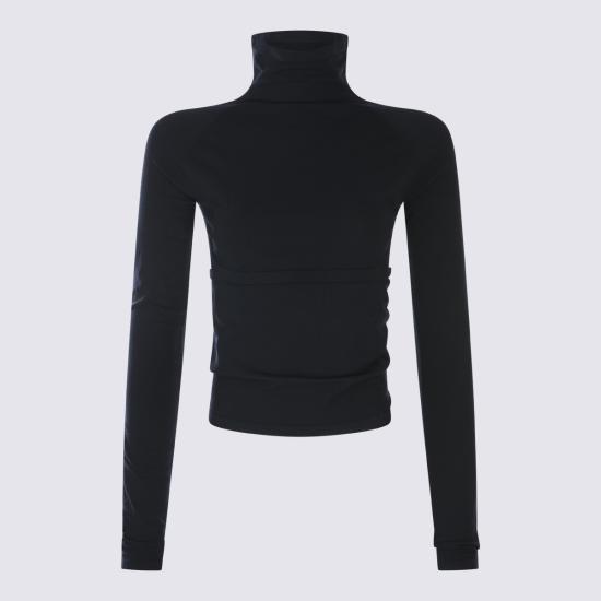 25FW 알라이아 터틀넥 AA9H1368K127B 995 NOIR ALAIA - ALAIA