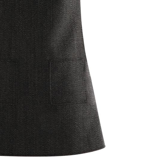 25FW 쿠레쥬 미디 원피스 325CRO671 WO01449901 BLACK HERITAGE WHITE - COURREGES