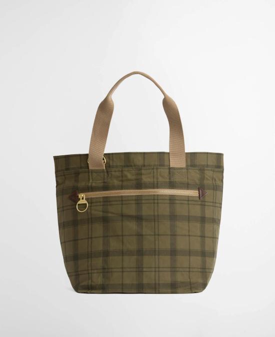 26SS 바버 숄더백 UBA0744 GN71 DUSKY GREEN TARTAN - BARBOUR