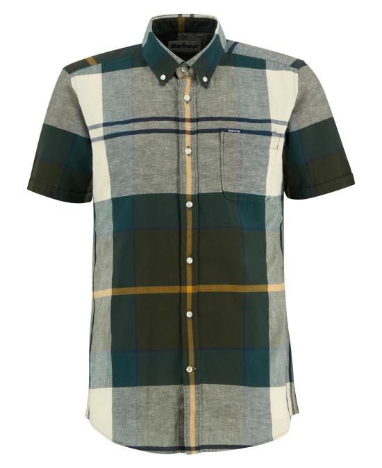 26SS 바버 반팔 셔츠 MSH5077 TN51 ANCIENT TARTAN