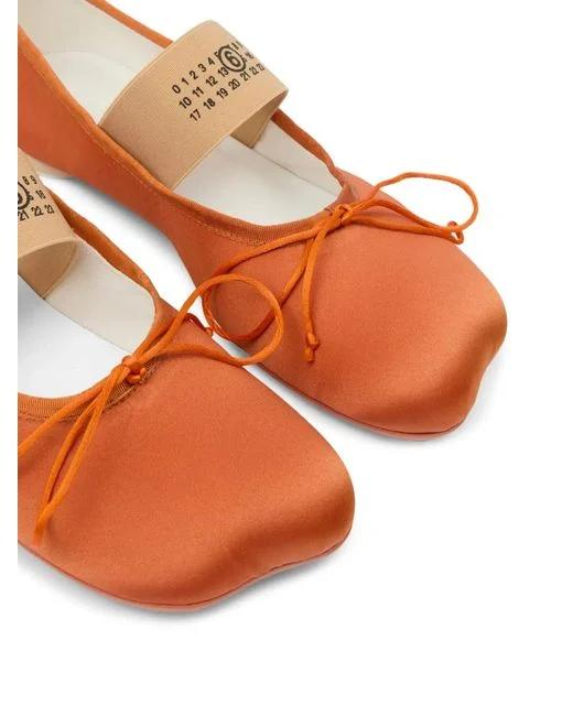 26SS MM6 메종마르지엘라 아나토믹 뉴메릭 발레리나 S59WZ0093P5560 T3118 ORANGE RUST - MM6 MAISON MARGIELA