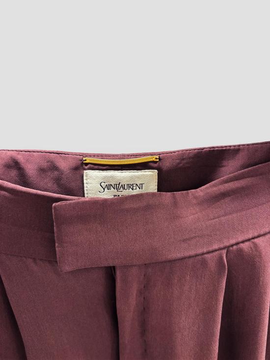 26SS 생로랑 스트레이트 팬츠 856580Y6J78 5060 AUBERGINE - SAINT LAURENT