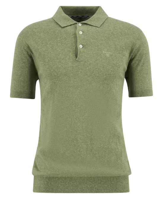 26SS 바버 폴로 티셔츠 MKN1713 GN34 LAUREL GREEN